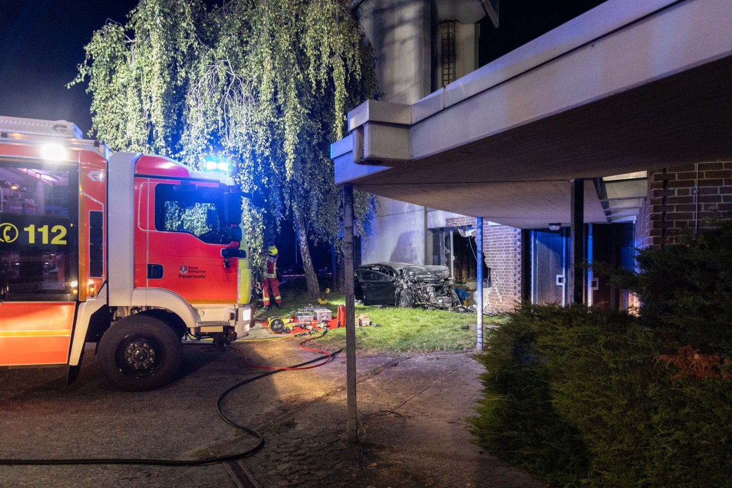 Der Kitabetrieb konnte trotz des Unfalls in der Nacht aufrechterhalten werden. (Foto aktuell)