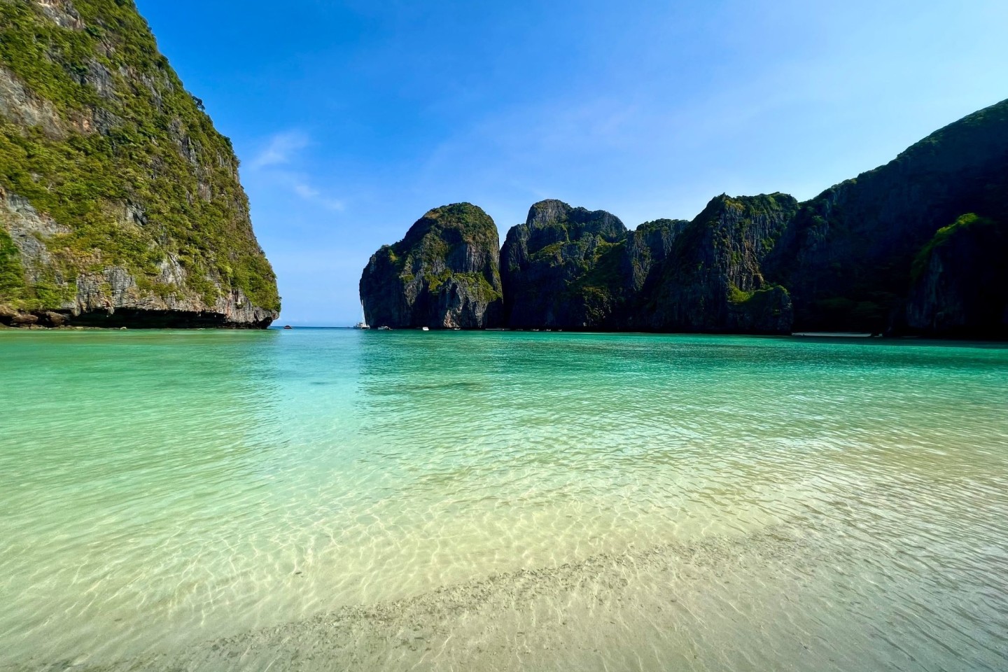 So leer ist die Maya Bay jedes Jahr für zwei Monate. (Archivbild)