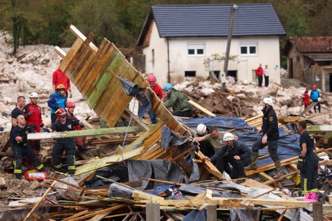 Vermisste nach Überschwemmungen in Bosnien-Herzegowina