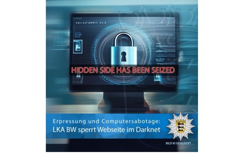 Leak-Seite einer Ransomwaregruppierung wird im Auftrag des Cybercrime-Zentrums durch LKA BW gesperrt